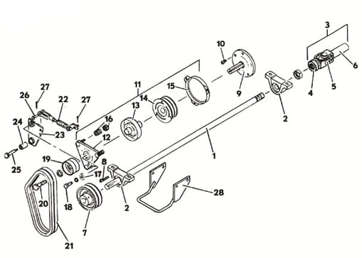 PTO Shaft and Clutch Assembly