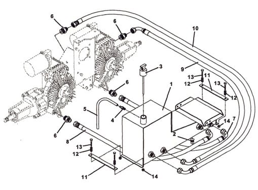 Reservoir & Hose Assembly