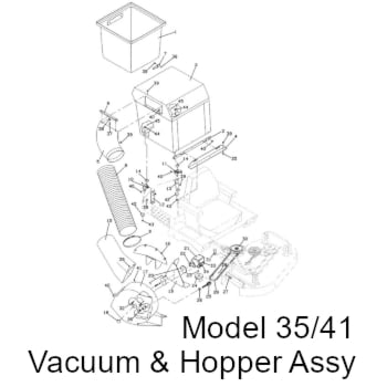 model 35-41 vacuum and hopper assembly