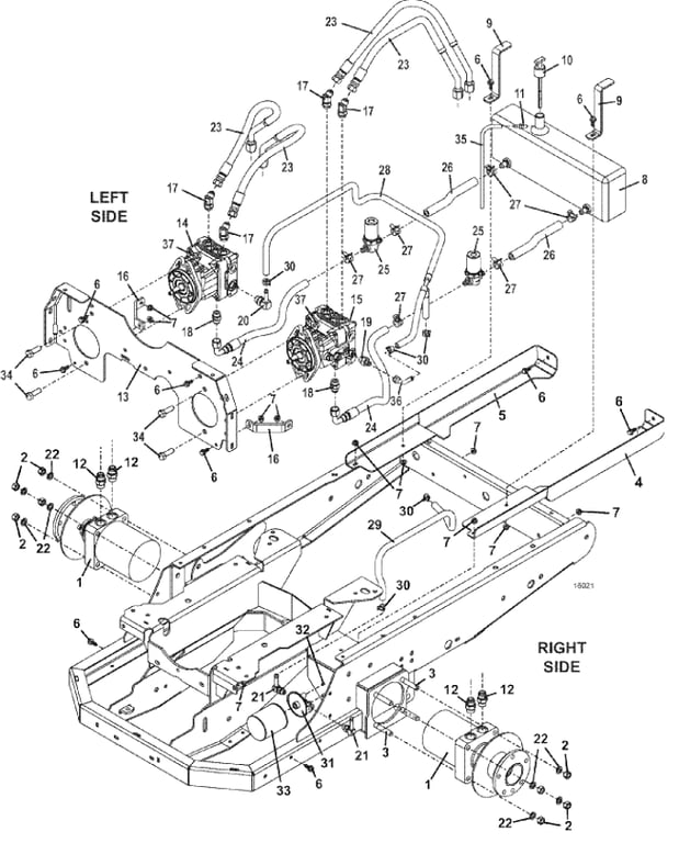 Reservoir and Hose Assembly