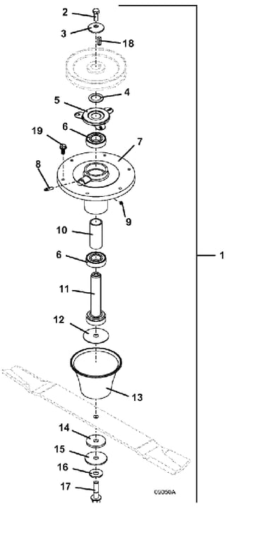 Blade Spindle Assembly