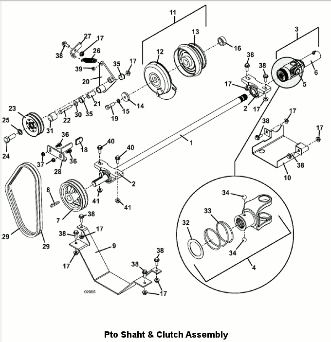 PTO Shaft  Clutch Assembly