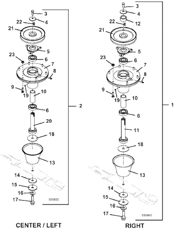 Blade Spindle Assembly