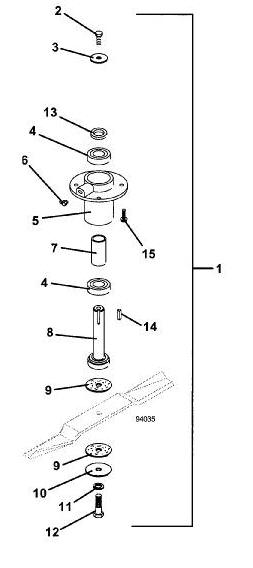 Blade Spindle Assembly
