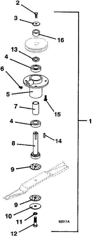 Blade Spindle Assembly