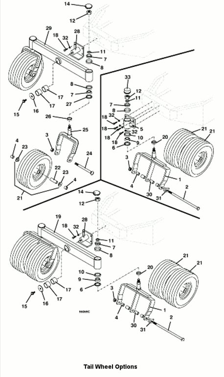 Tail Wheel Assembly 1