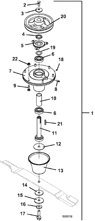 Blade Spindle Assembly