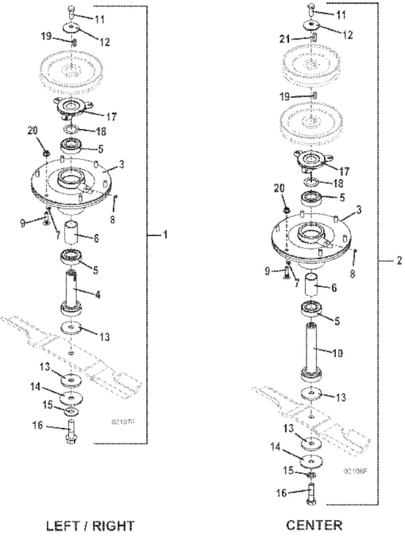Blade Spindle Assembly