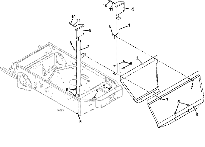 8ht 500 series mount kit