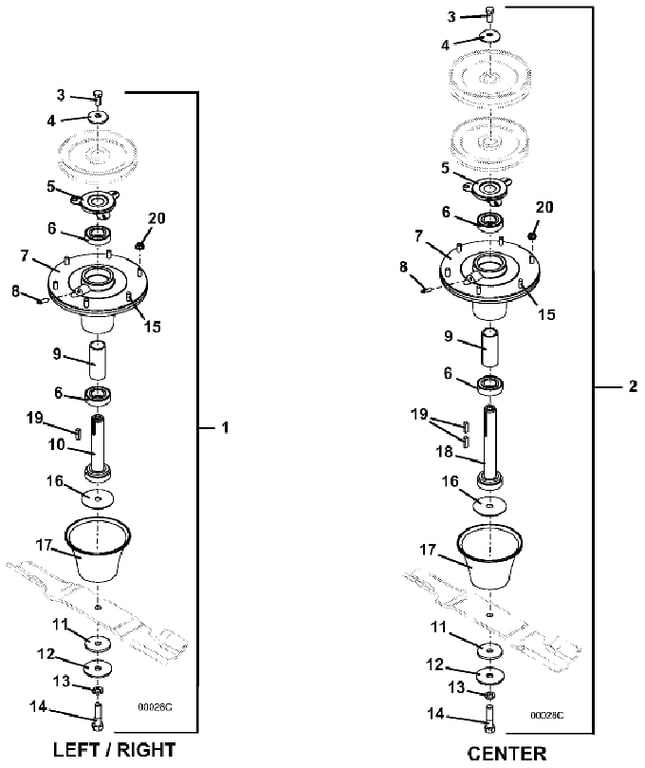 blade spindle m161