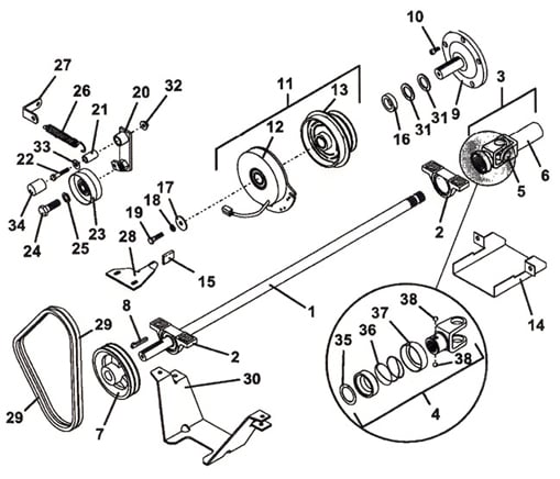 PTO Shaft & Clutch Assembly