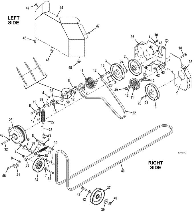 Drive Assembly Breakdown Diagram