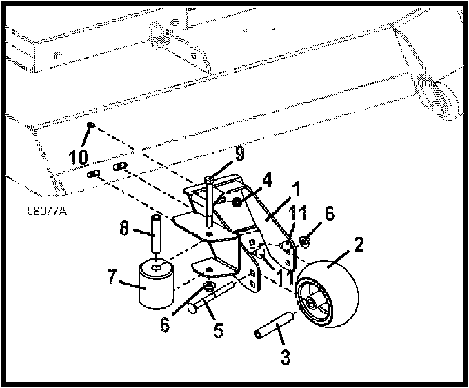Standard Left Front Roller Kit 