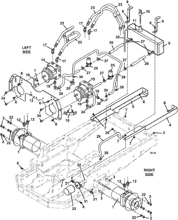 Reservoir and Hose Assembly