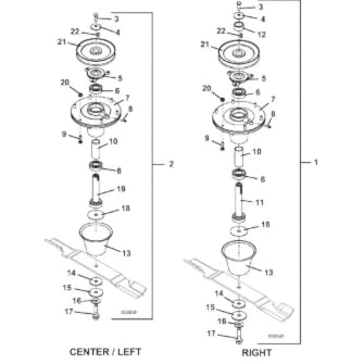 Blade Spindle Assembly