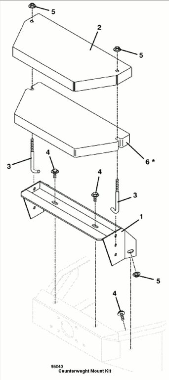 Counterweight Mount Kit