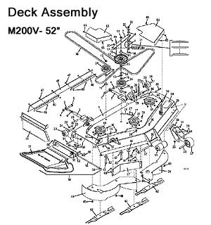 52 Inch mower deck