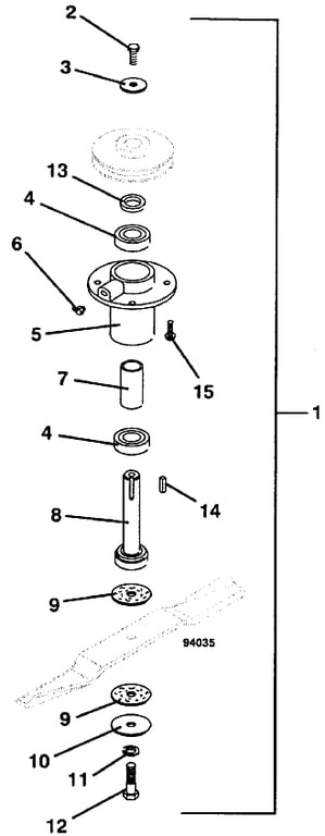 Blade Spindle Assembly