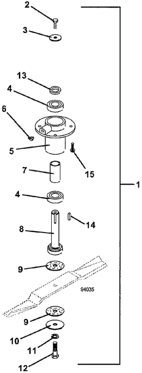 Blade Spindle Assembly