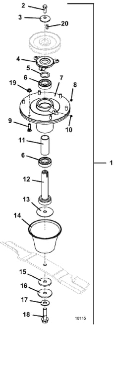 blade spindle assembly