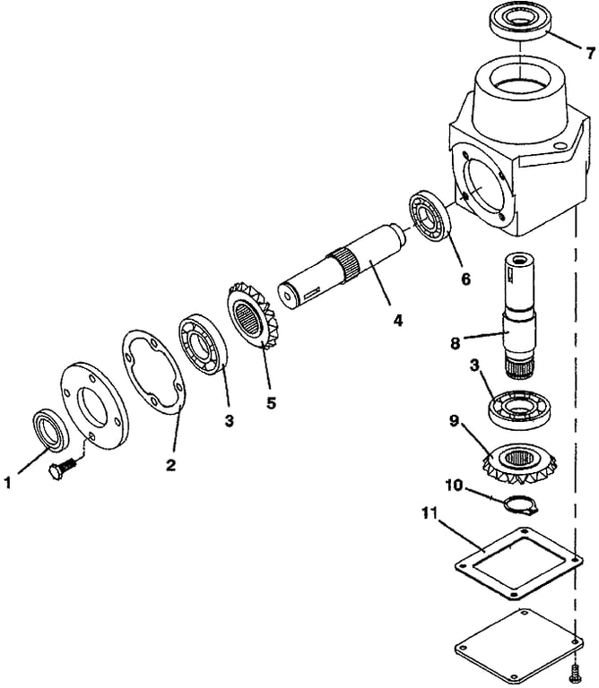 Right Angle Gearbox Assembly