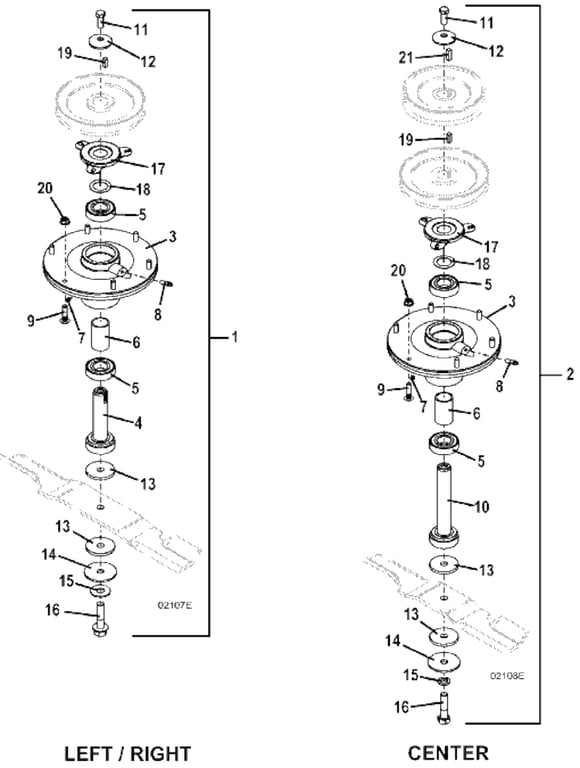 Blade Spindle Assembly