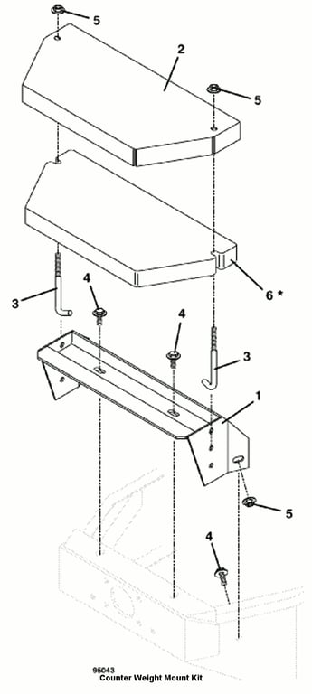 Counterweight Mount Kit