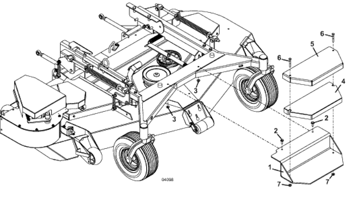 Model 12HT Weight Kit for 300V Series MidMount Tractors
