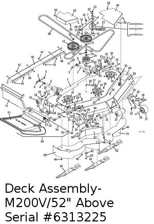 52 Inch mower deck
