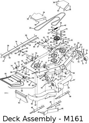 Deck Assembly 61 Inch