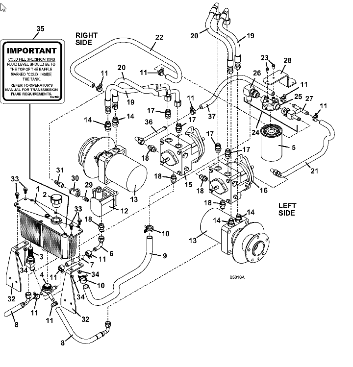 Reservoir and Hose Assembly