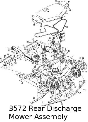 3572 Mower Assembly