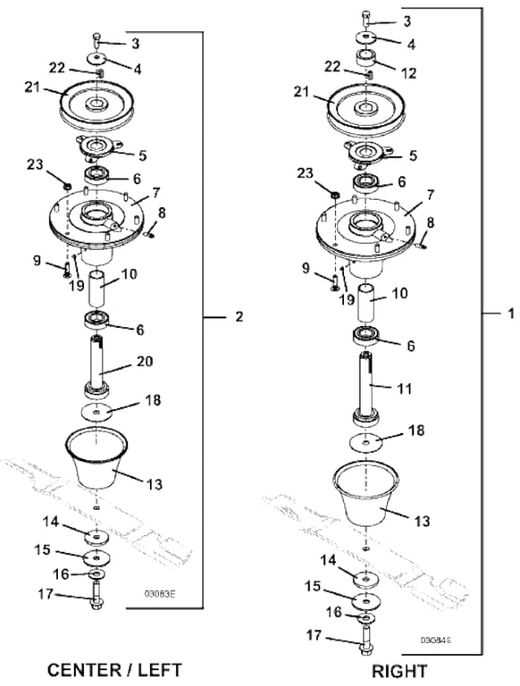 Blade Spindle Assembly