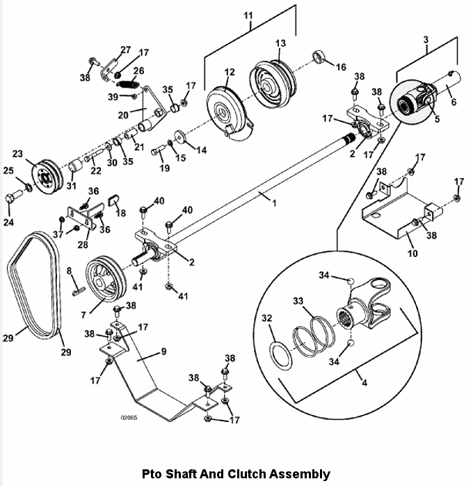 PTO Shaft  Clutch Assembly