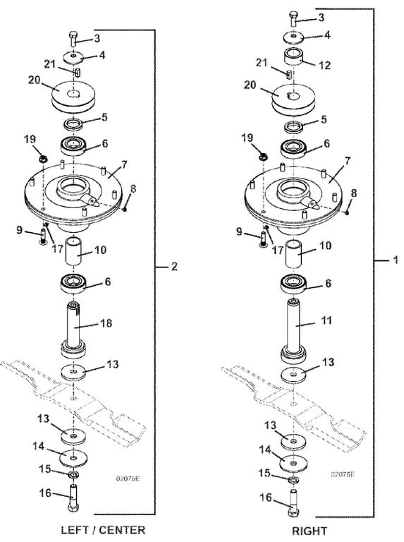 Blade Spindle Assembly