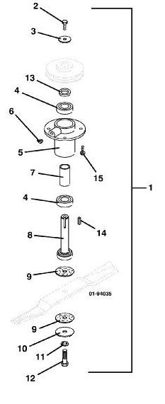 Blade Spindle Assembly