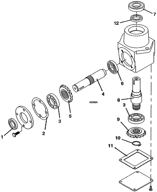 Right Angle Gearbox Assembly