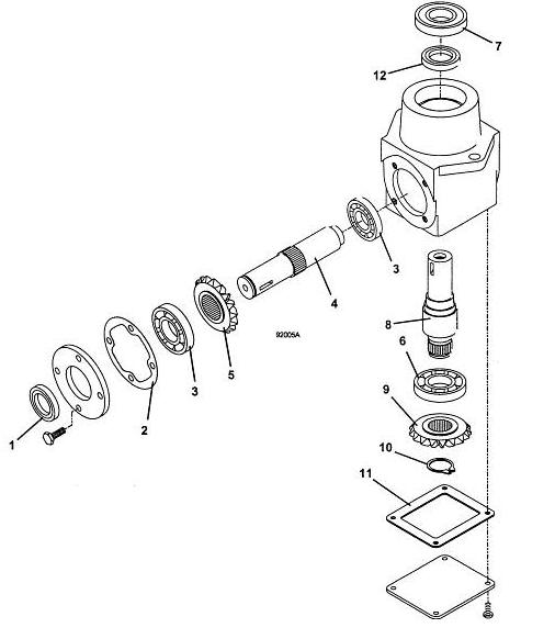 Right Angle Gearbox Assembly