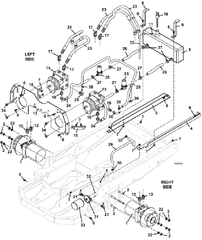 Reservoir and Hose Assembly
