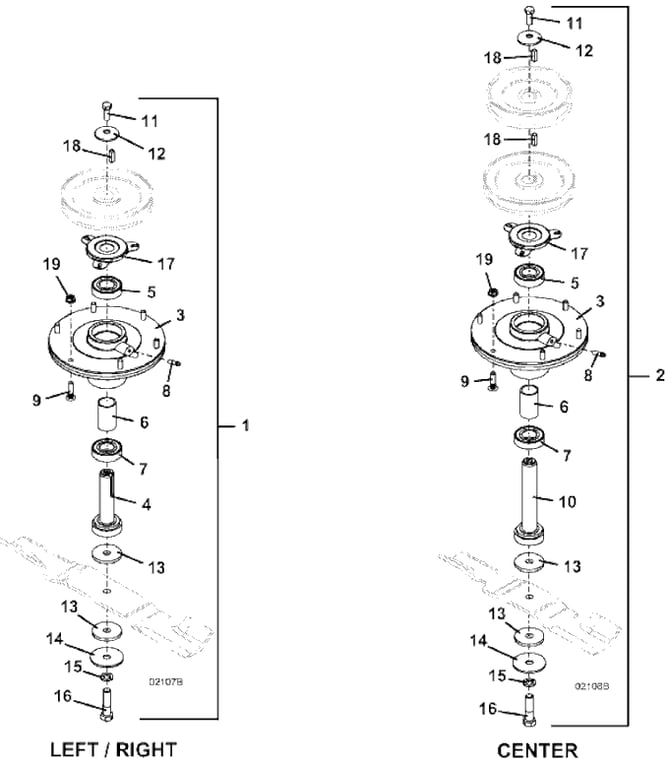 Blade Spindle Assembly