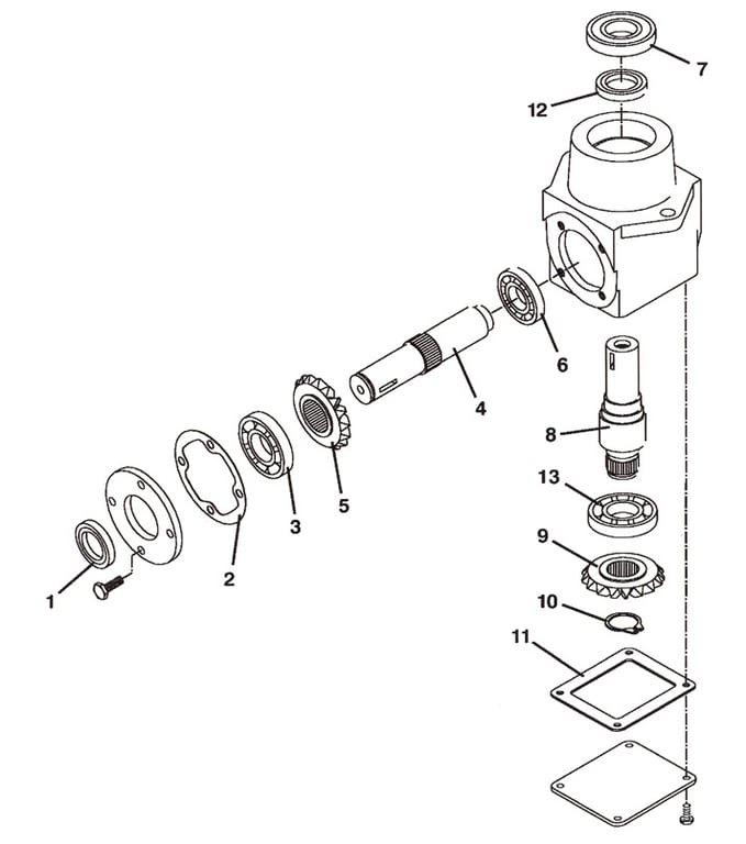 Right Angle Gear Box