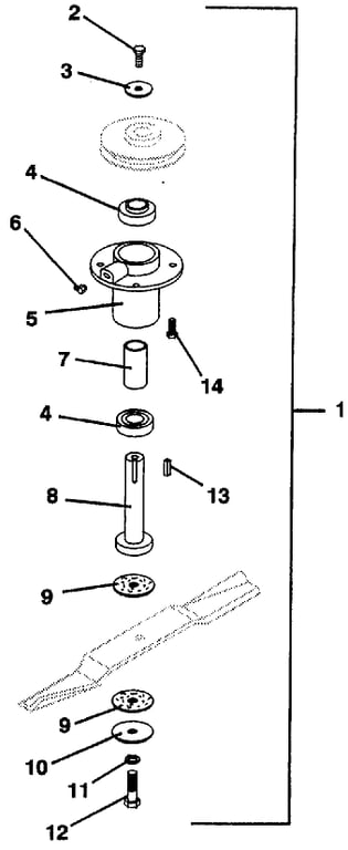 Blade Spindle Assembly