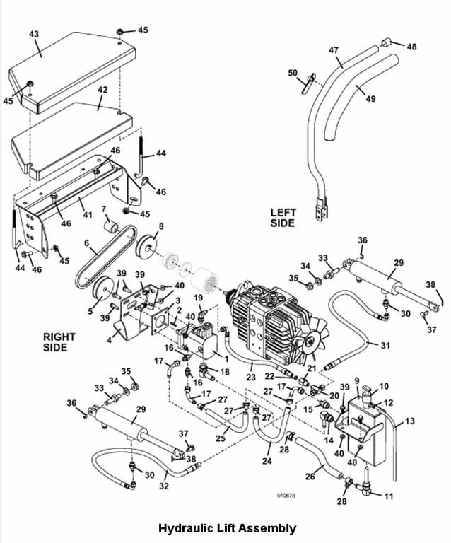 Optional Hydraulic Lift Assembly