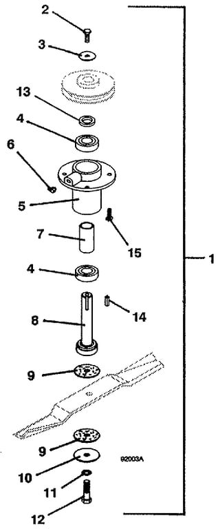 Blade Spindle Assembly