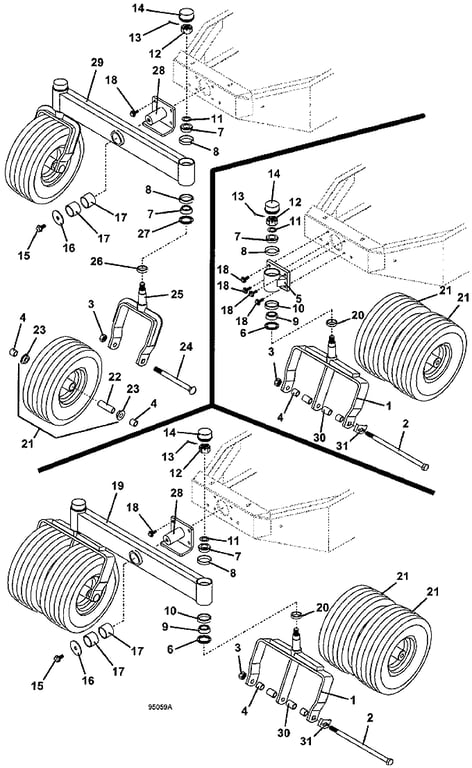 Tail Wheel Assembly 1