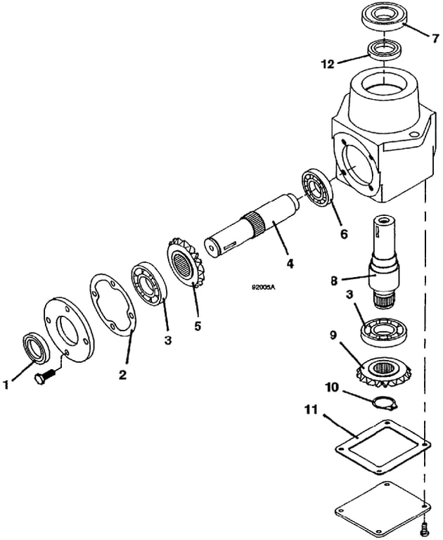 Right Angle Gearbox Assembly