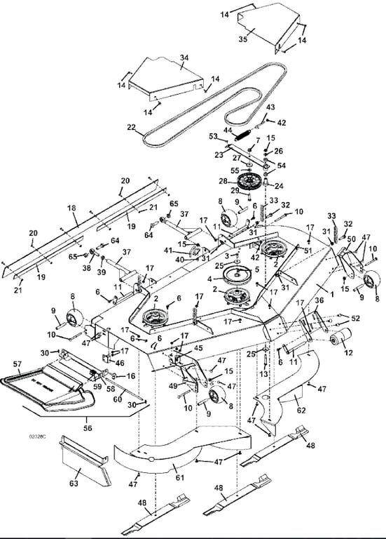72 Inch Deck Assembly