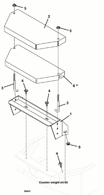 Counterweight Mount Kit
