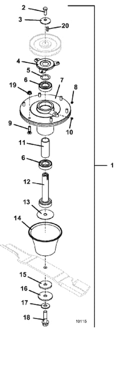 blade spindle assembly