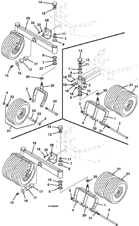 Tail Wheel Assembly 1